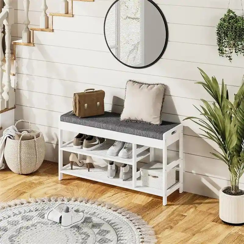 Entryway Storage Bench - 11.4D x 36W x 19.7H