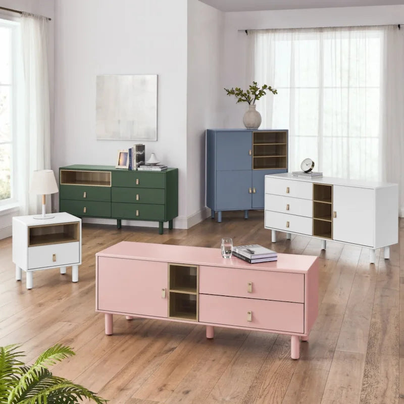 With 5 drawers storage cabinet drawer cabinet multifunctional storage cabinet modern drawer cabinet