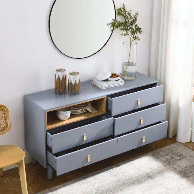 With 5 drawers storage cabinet drawer cabinet multifunctional storage cabinet modern drawer cabinet