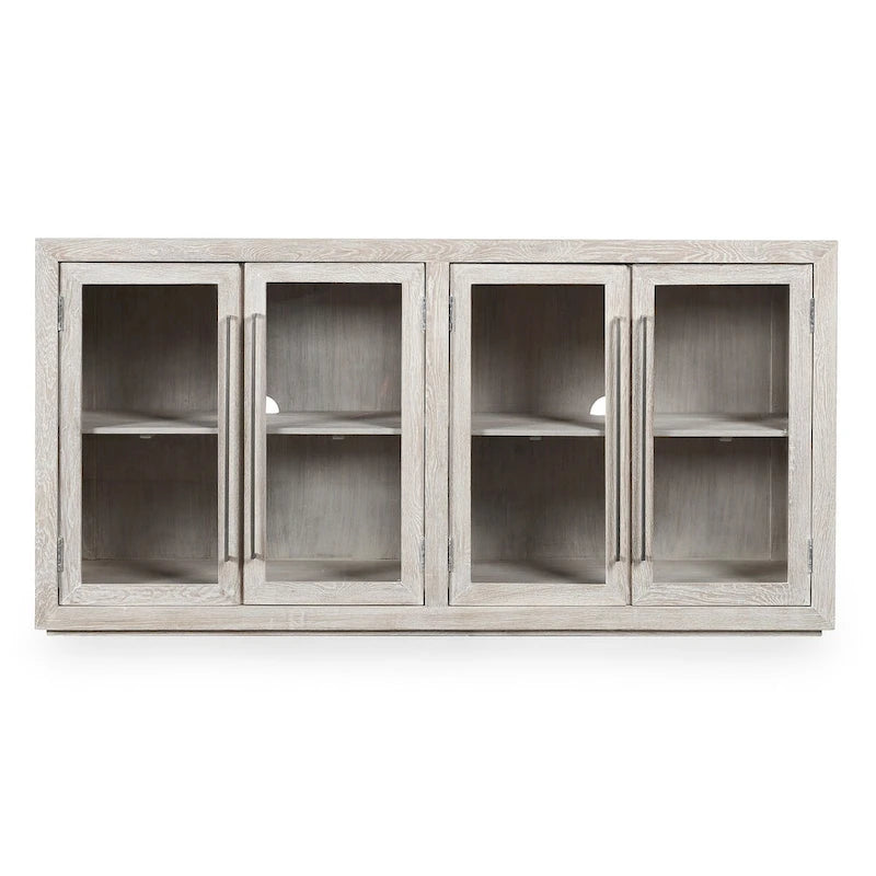 Classic Home Bradley Four Door Sideboard in Whitewash