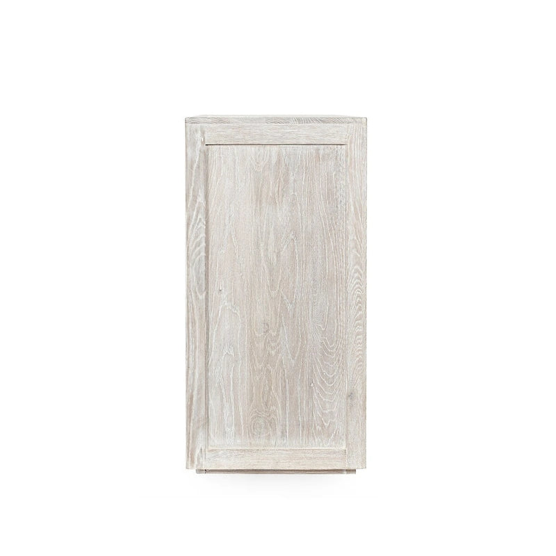Classic Home Bradley Four Door Sideboard in Whitewash