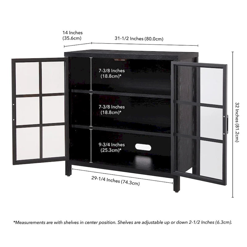 Bennett 32 Wide Rectangular Accent Cabinet - 31.5 Wide