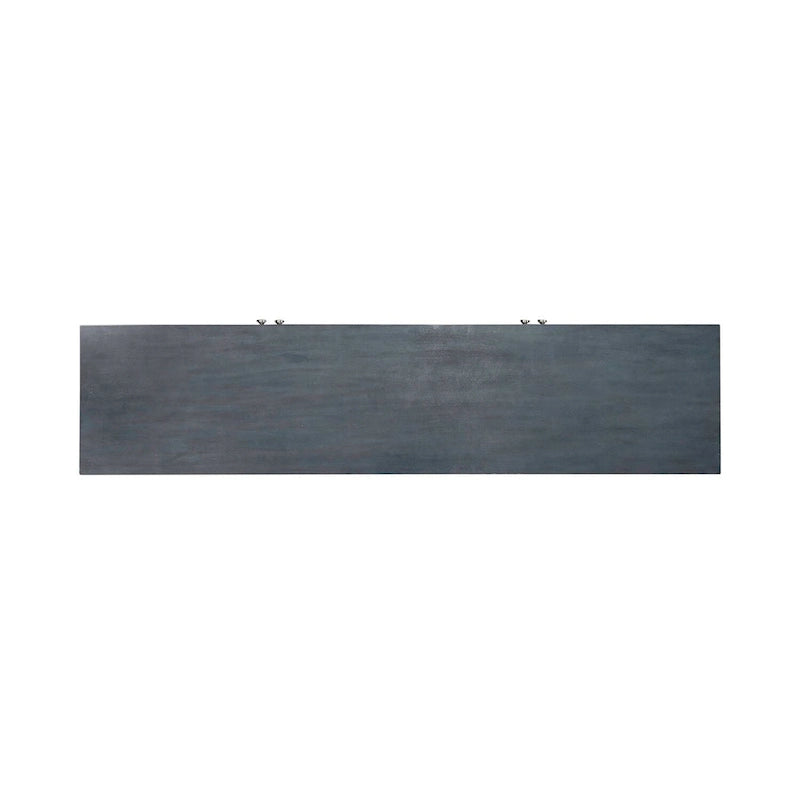 Circle View Blue Dusk Four Door Accent Cabinet