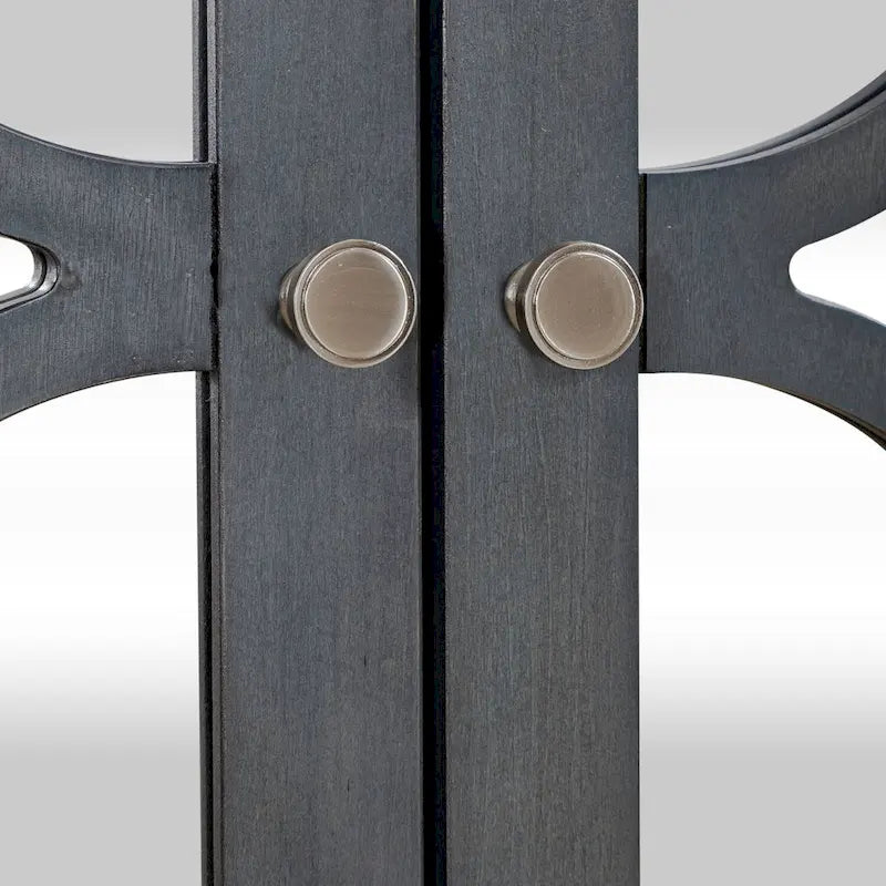 Circle View Blue Dusk Four Door Accent Cabinet