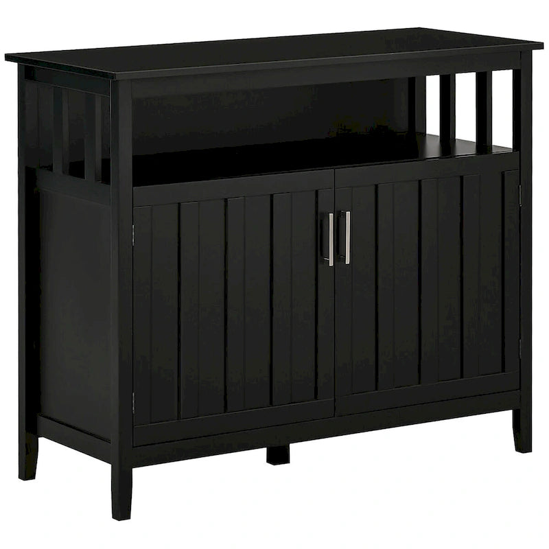 Sideboard Buffet Cabinet with 2 Doors and Adjustable Shelves