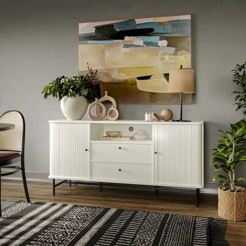 Curved Sideboard Buffet