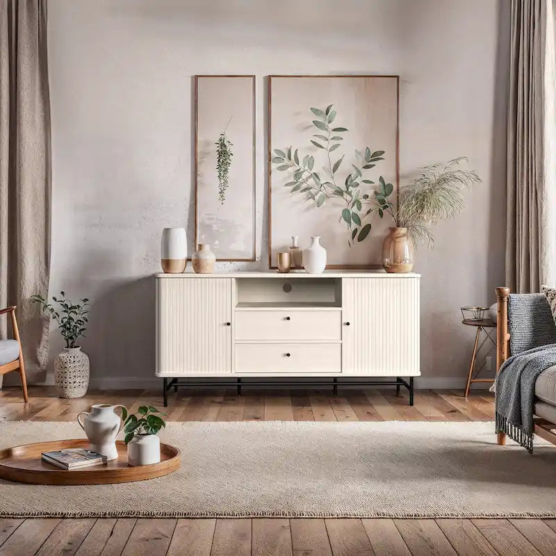 Curved Sideboard Buffet