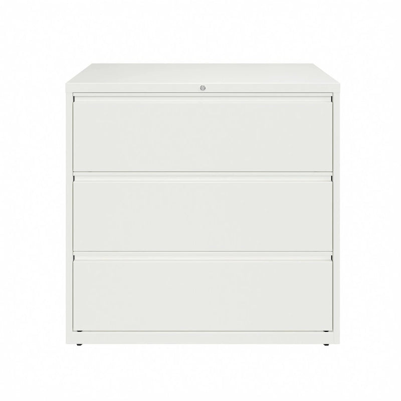 Hirsh 42-in Wide HL10000 Series 3 Drawer Lateral File Cabinet, White