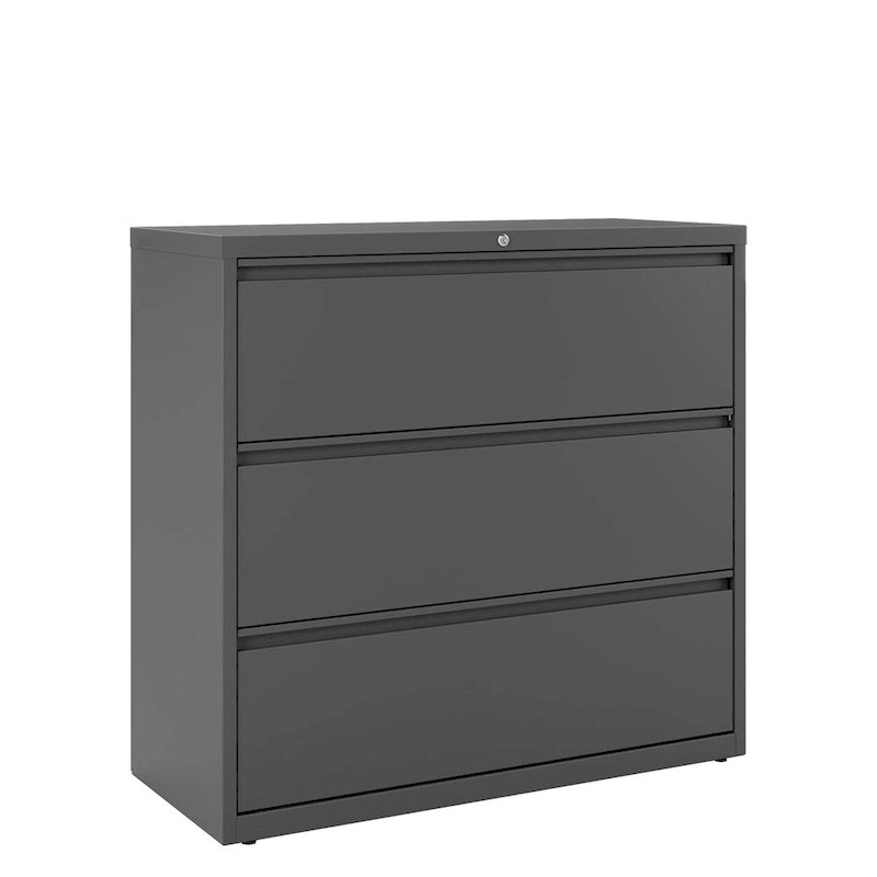 Hirsh 42-in Wide HL10000 Series 3 Drawer Lateral File Cabinet, White