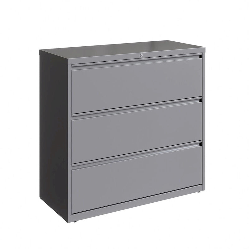 Hirsh 42-in Wide HL10000 Series 3 Drawer Lateral File Cabinet, White