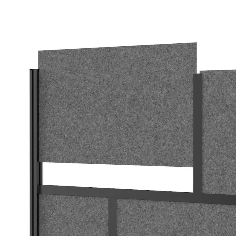 Modular Wall Room Divider System - Black Frame - 70 x 70 Starter Wall