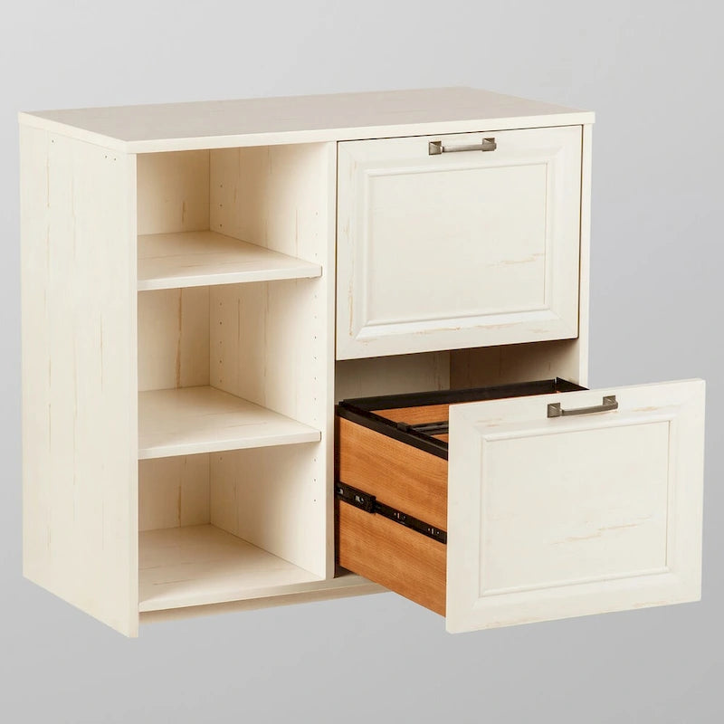 Saint Birch Salisbury Antique White 2-door File Cabinet