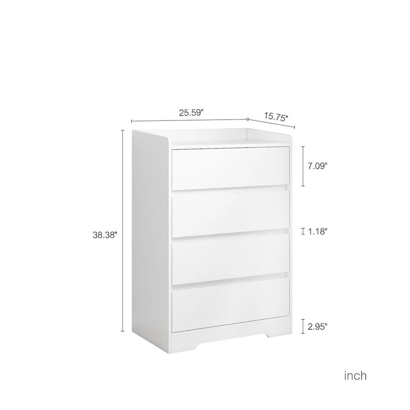 GEITIN Modern Wooden Dresser Cabinet with Sturdy Frame