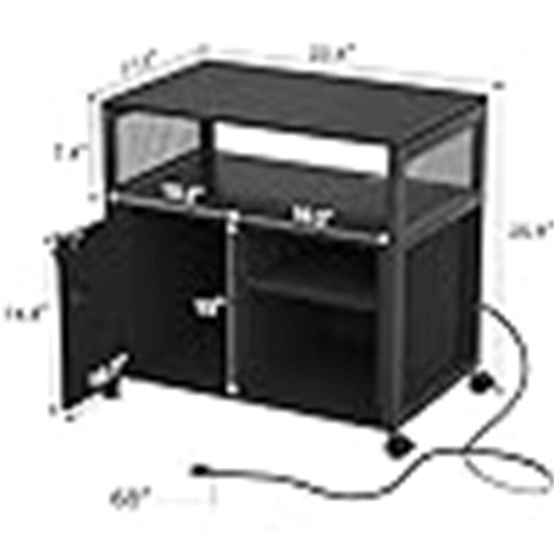 Lateral File Cabinet - 23.6D x 17.2W x 26H