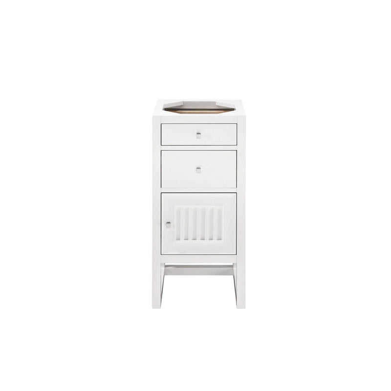 James Martin Vanities Athens 15 Cabinet w/ Drawers and Door, Glossy White