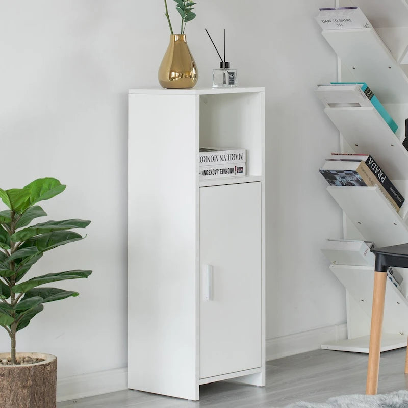 Home Tall Freestanding Bathroom Vanity linen Tower Organizer Cabinet