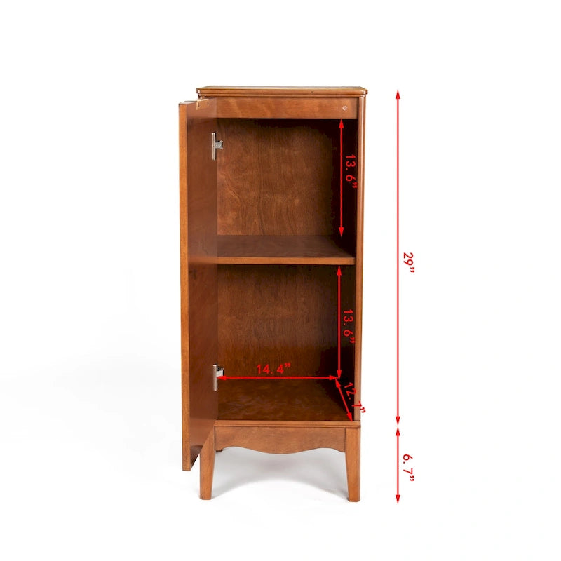 Modern Bathroom Floor Cabinet &Linen cabinet with Adjustable Shelves,Antique Brass(14.512.635.7)