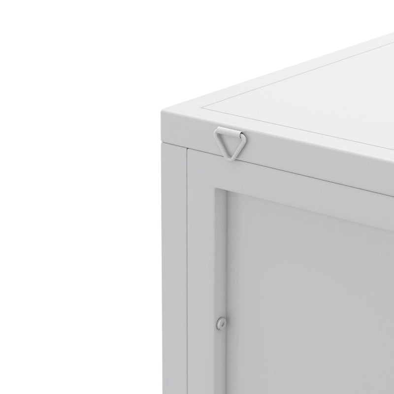 22.25 Floor Coner Cabinet,Three Tiers with Tempered Glass Doors and Storage Shelves for Bathroom, Living Room and Bedroom