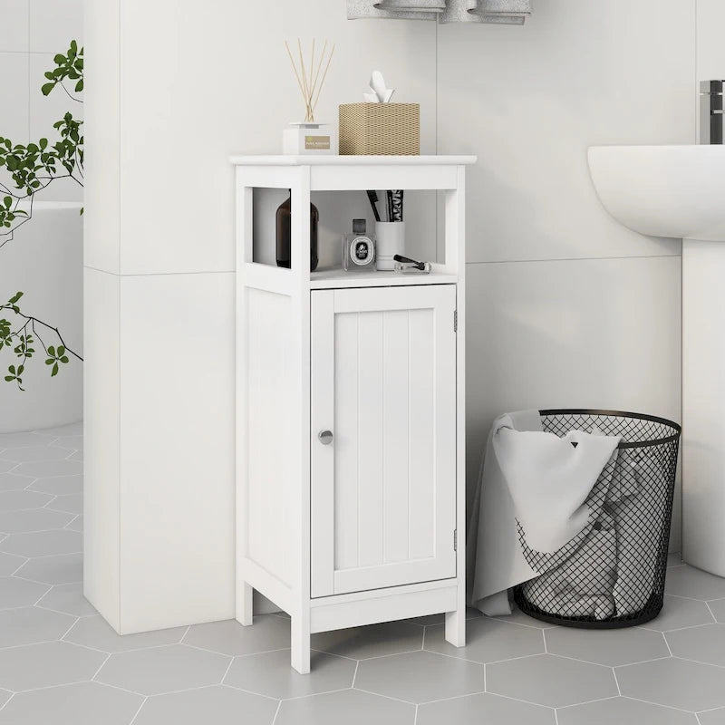 Bathroom Single Door Storage Cabinets for Convenient Storage Solutions, 12.60 x 11.80 x 31.50 inches