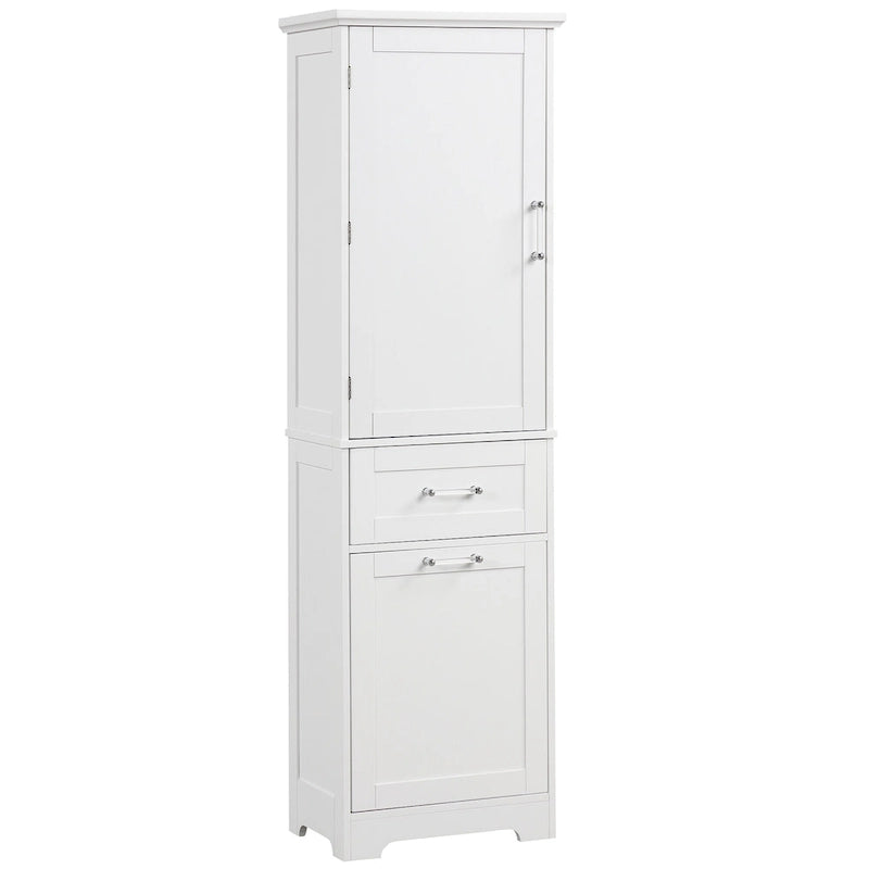 Storage Cabinet with Drawers and Adjustable Shelf