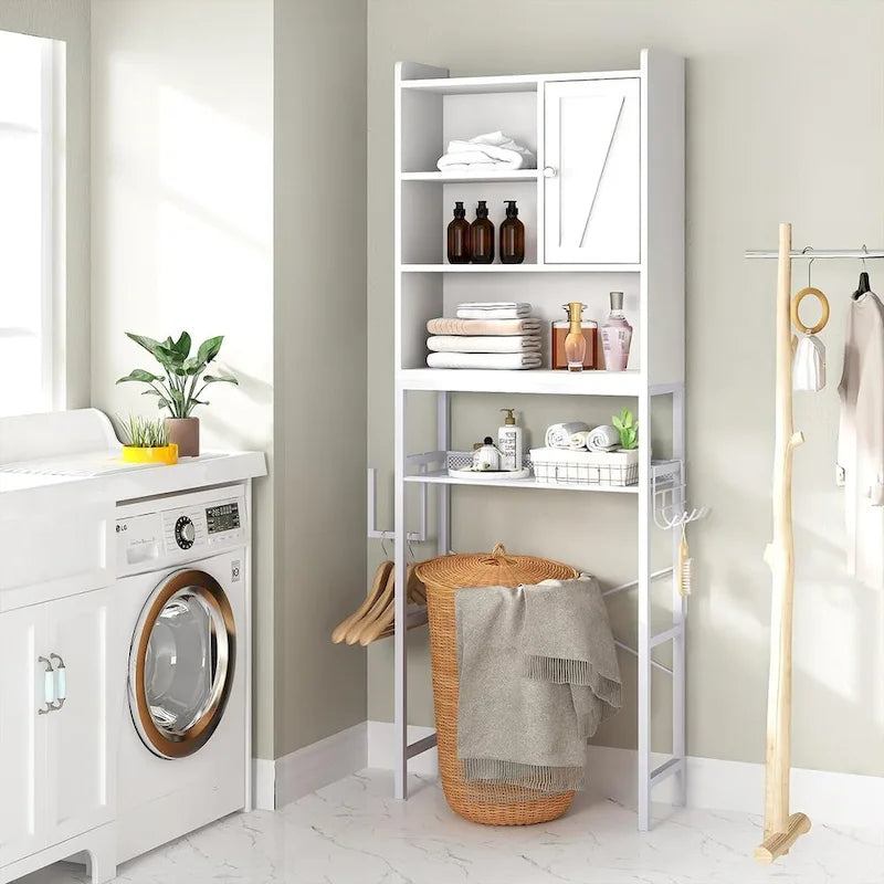 Mieres Wooden Bathroom Over The Toilet Storage Cabinet - N/A