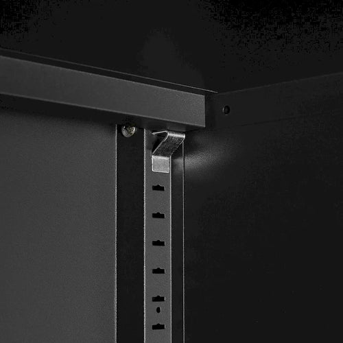2 Door Miscellaneous Storage Cabinet,Garage Tool Cabinet,Office File Cabinet 2 Movable Partitions