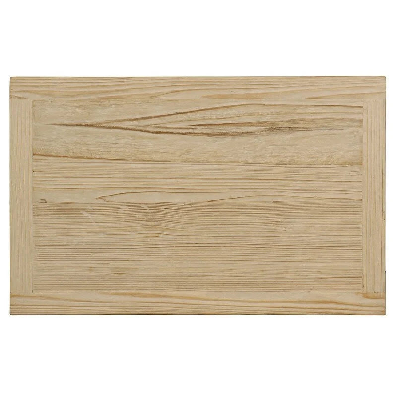 Capri Nightstand with 4 Drawers Weathered Natural Pine 28X18X27H