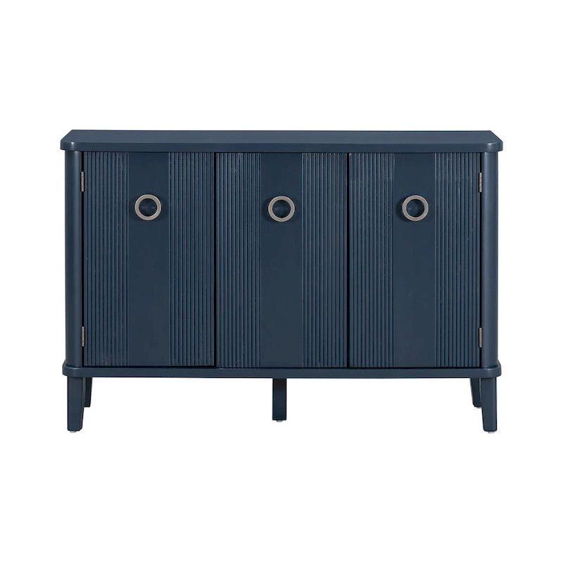 Simple and Atmospheric Solid Wood Veneer Fraxinus Mandschuric Cabinet