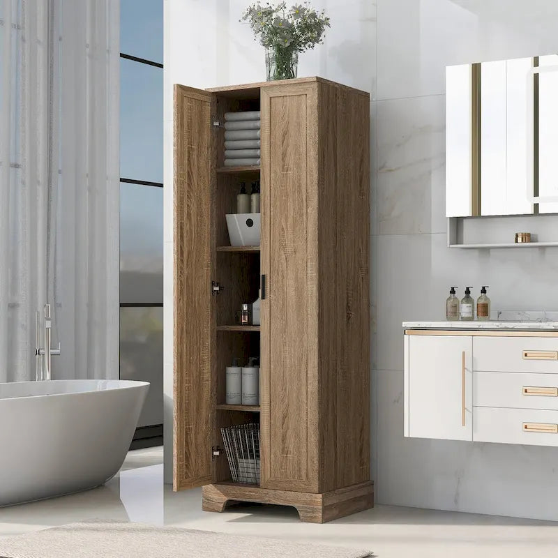 Multi-functional Cabinet with Two Doors for Bathroom,Office