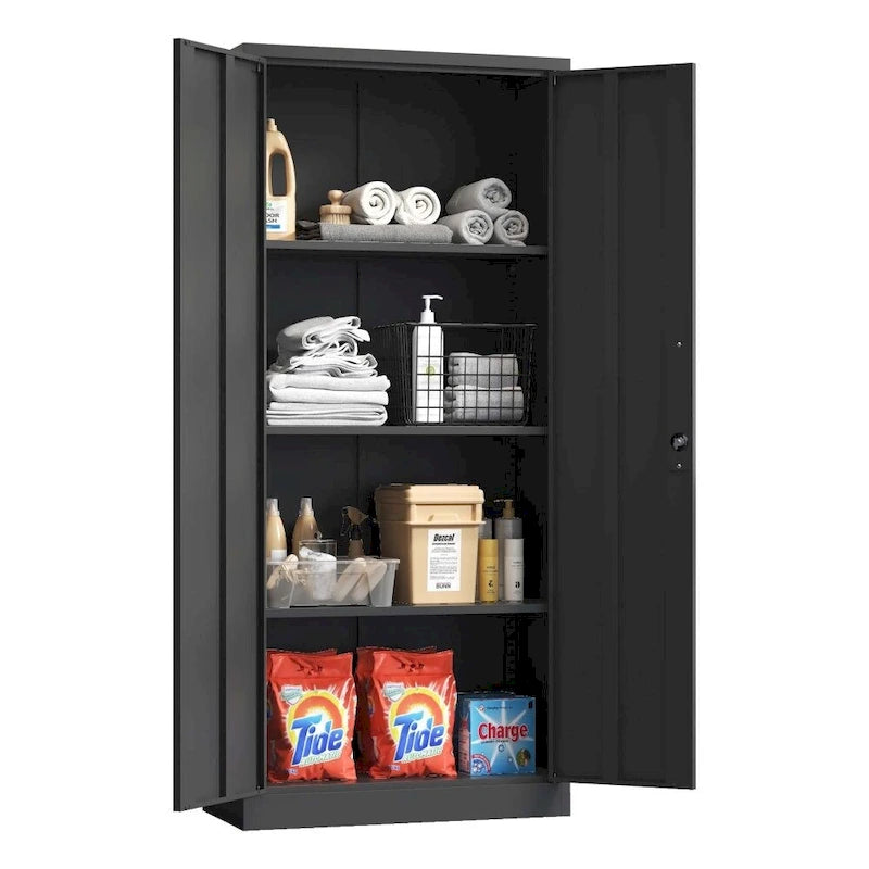 71H Metal Tall Garage Storage File Cabinet